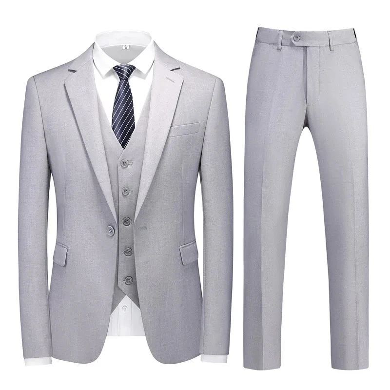 MQXQ-Costume Slim pour Homme, Robe de Mariage, Formel, Décontracté, Petite Veste