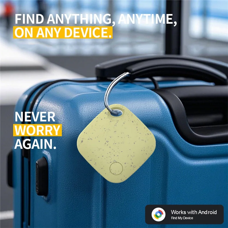 

B29C-Bluetooth GPS Tracker For Pets Keys For Google Find My App For Key Luggage Backpack