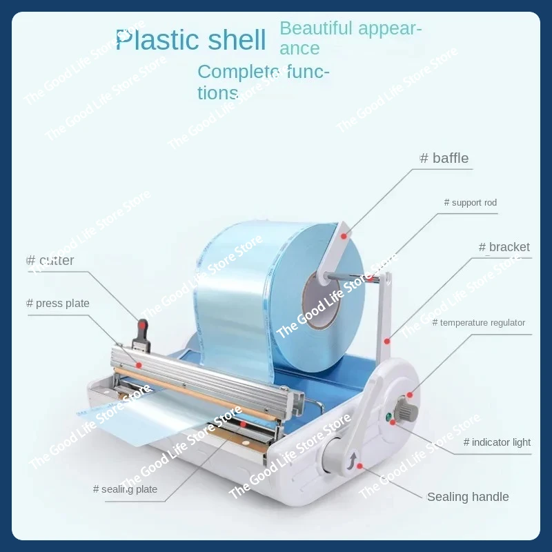 

Dentistry Seal Machine 10V Sterilization Bag Sealer Package Baler Laminating Machine Oral Cavity Equipment Clinic Materials Tool