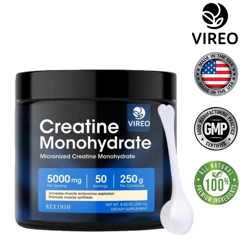 Creatina Monohidratado en polvo Creatina Post Entrenamiento Recuperación Bebida Constructor de músculos Suplementos de construcción muscular