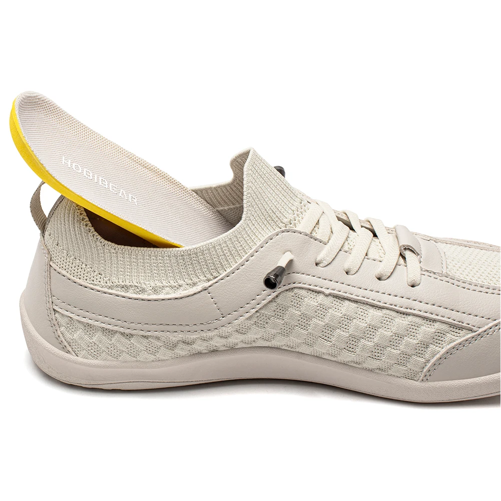 HOBIBEAR Unisex Barefoot Shoes Zero Drop Wide Toe Sneaker Slip On Lightweight Walking Breathable Minimalist Outdoor Shoes