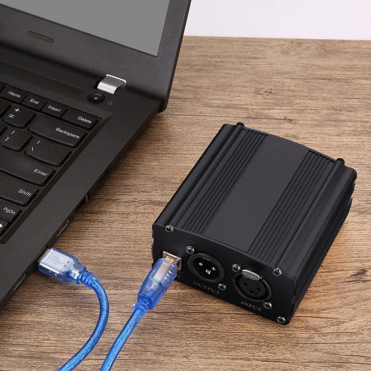 48V USB Power Supply With And Circuit For Studio Microphone Recording Live Performance