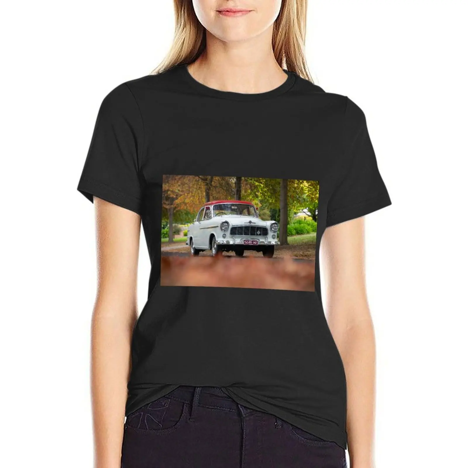 Holden FE-camiseta especial vintage para mujer, camisas divertidas, camisetas gráficas, ropa 1957