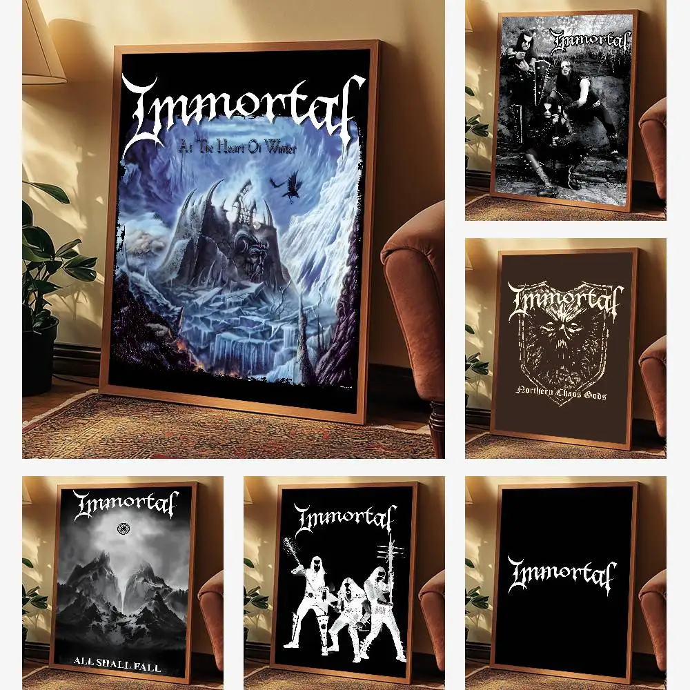 I-IMMORTAL-N-Northern C-Chaos Gods ملصق HD الفن لزجة جدار مقاوم للماء غرفة المعيشة المنزلي غرفة نوم بار الديكور الجمالي