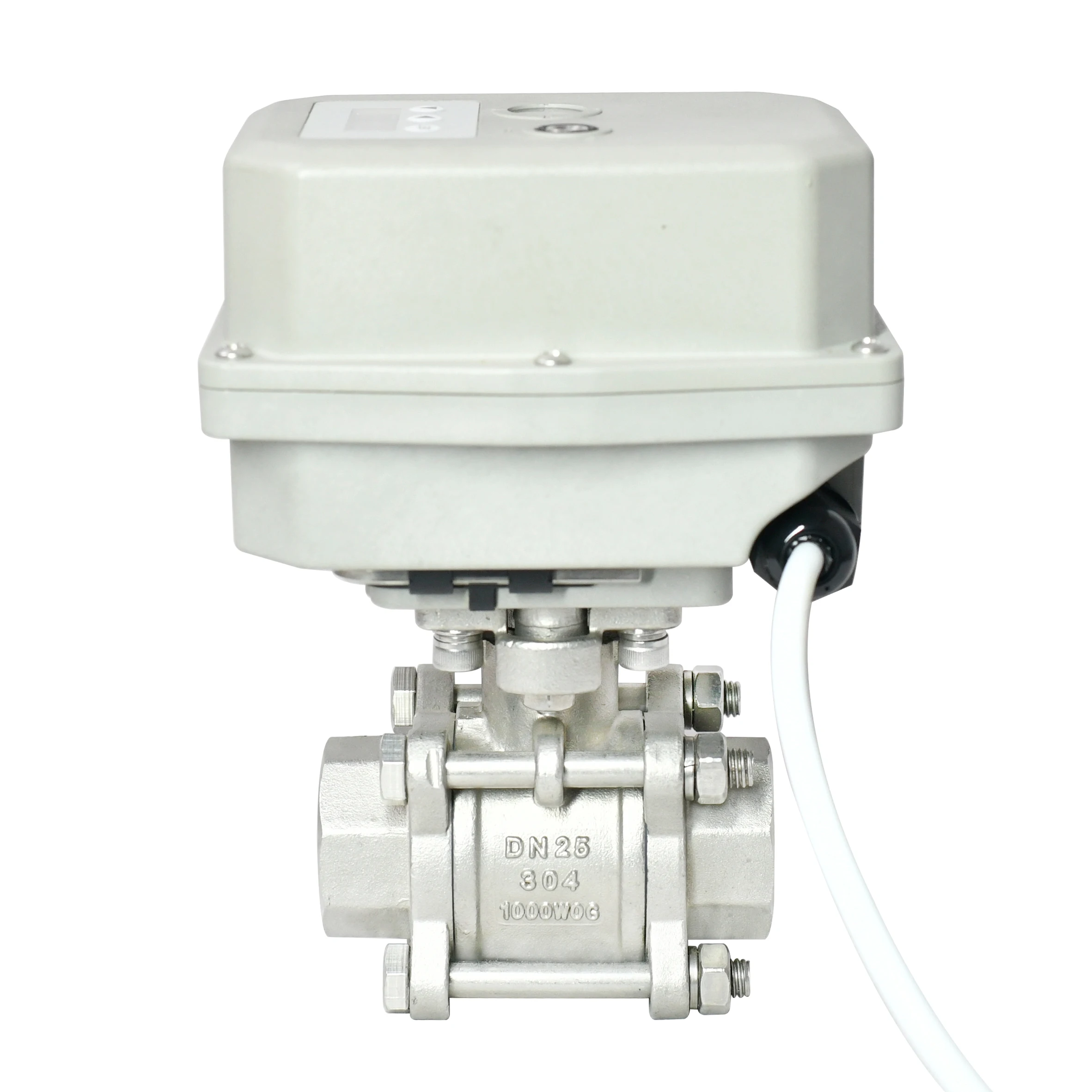 Tonheflow Tonhev A550-S25-S23-B 2 Way DC24v 1 in DN25 3pcs Stainless Steel304 Automatic Water Drain Valve with Timer