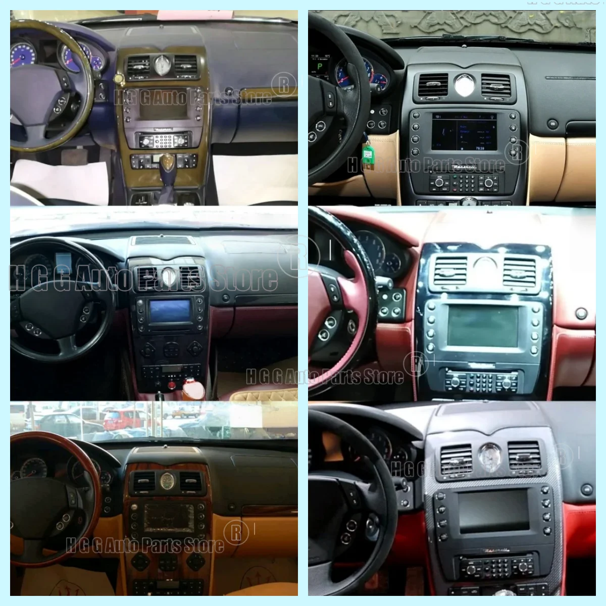 MZ 13.9“ Android Car Radio Screen For Maserati Quattroporte 2004-2012 Navigation Wireless CarPlay GPS Player Stereo Multimedia