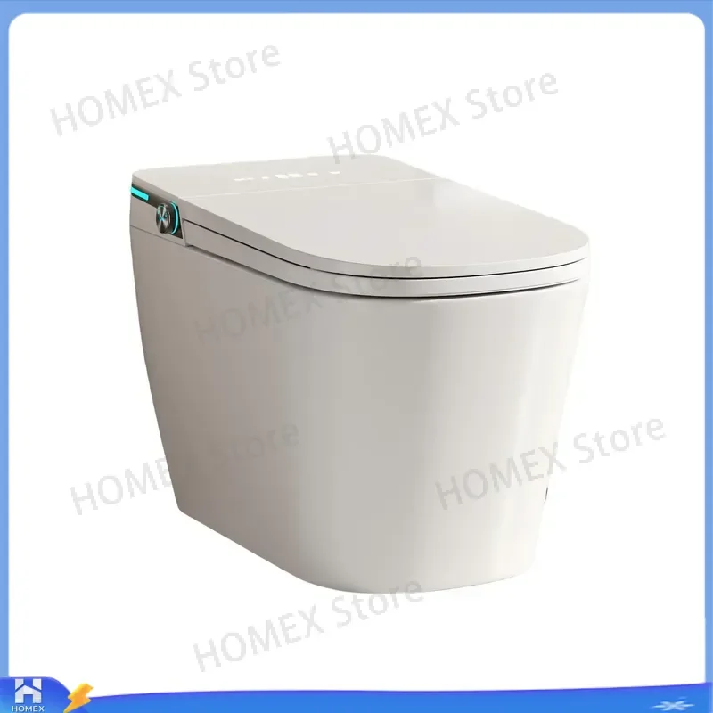 Luxury Smart Toilet Automatic Heated Seat Modern Electric Bidet Intelligent WC Remote Control Self Cleaning Warm Water Flush