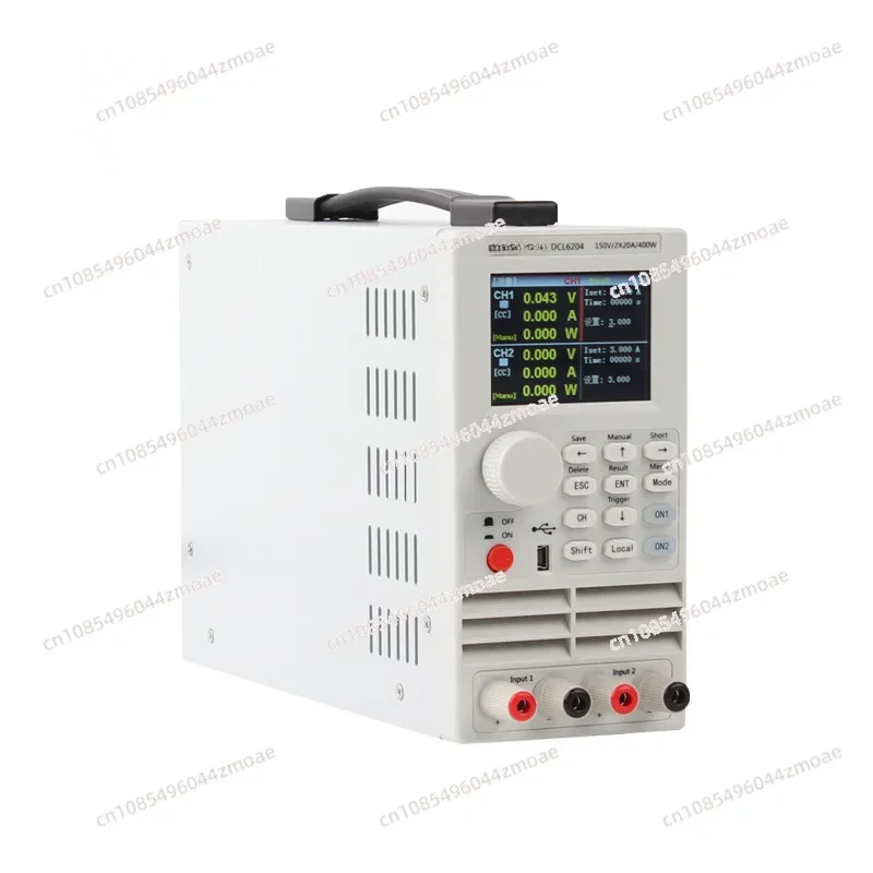 RS232 Communication, DC Electronic Load DCL6104 Single Pass / Dual Channel 400W LED Drive Battery Capacity Load Tester