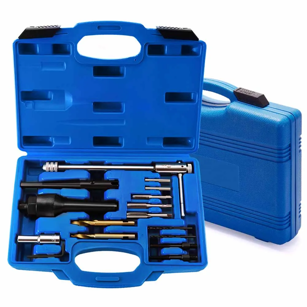 16 Piece Diesel Preheating Plug Repair Tool Removal Repair Maintenance Tools