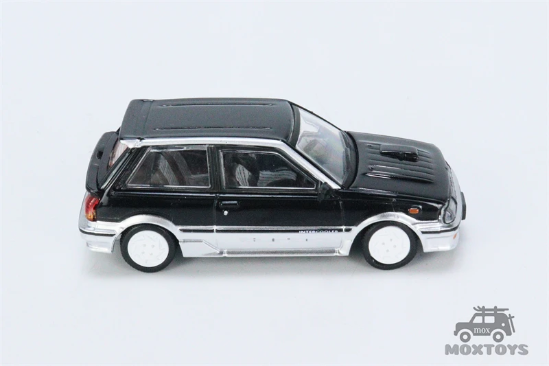 Bmc 1:64 starletターボズ1998 ep71シルバーブラックlhdダイキャストカー