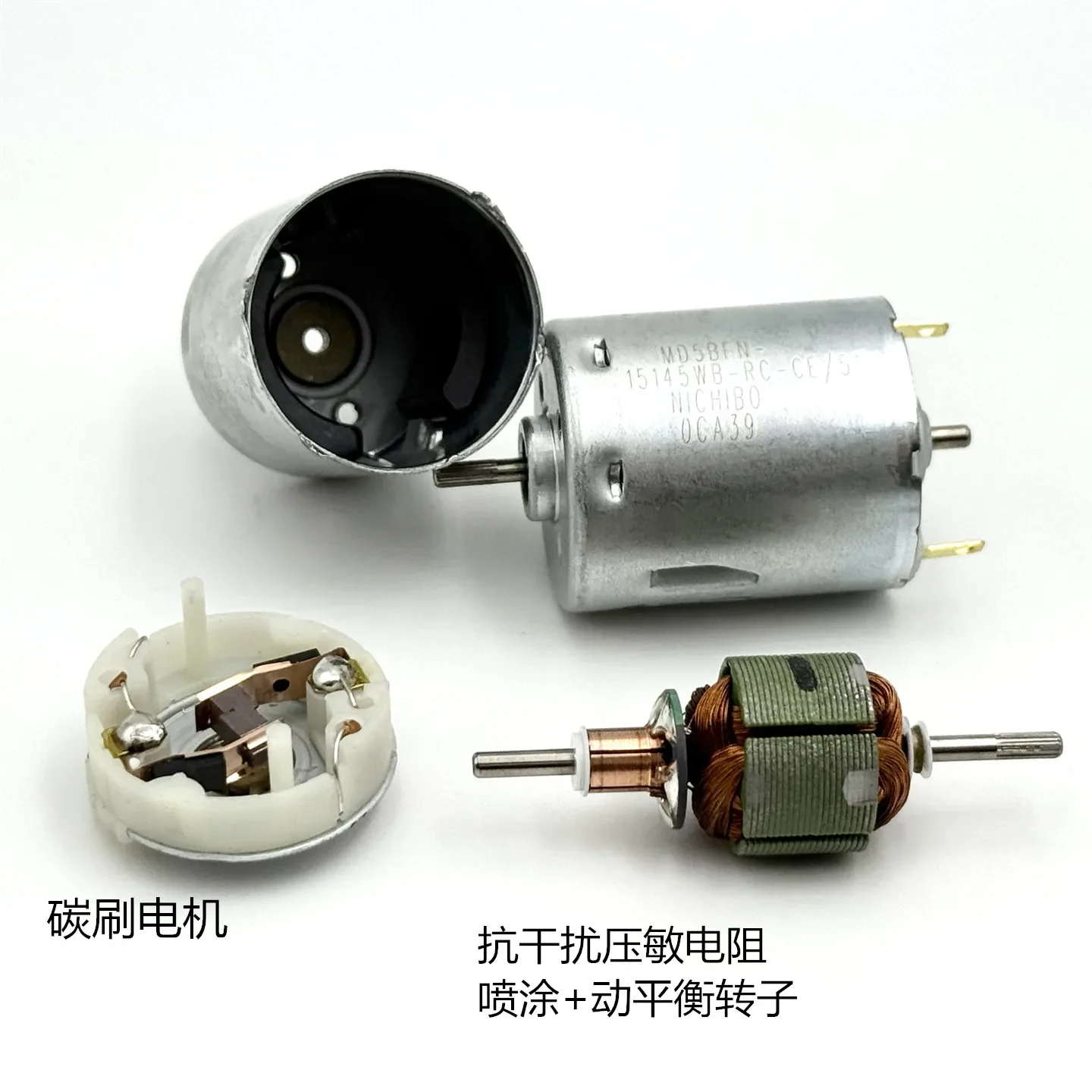 RS-365-15145 Micro Dual Shaft Electric Motor DC 6V 12V 18V 24V Mini 28mm Round Motor for Sweeper Robot Vacuum Cleaner Hair Dryer