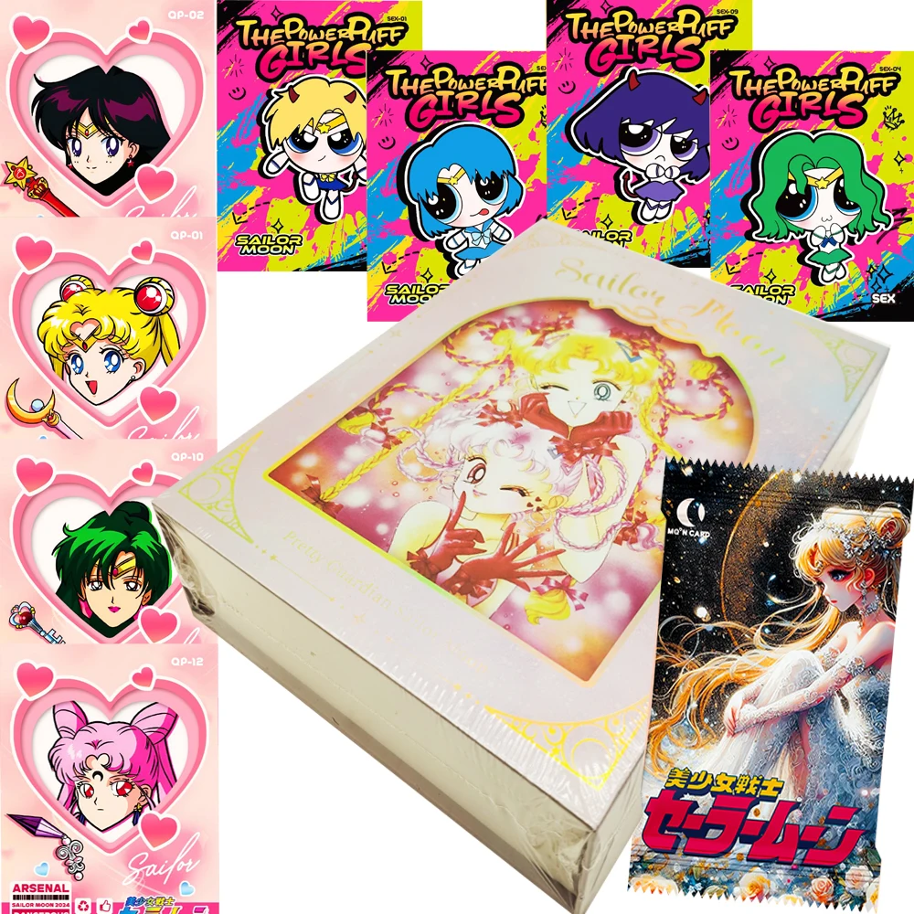 

Коллекционные карты Сейлор Мун для детей, аниме для девочек, классический стиль, модная обложка журнала, прозрачные карты, подарки на день рождения