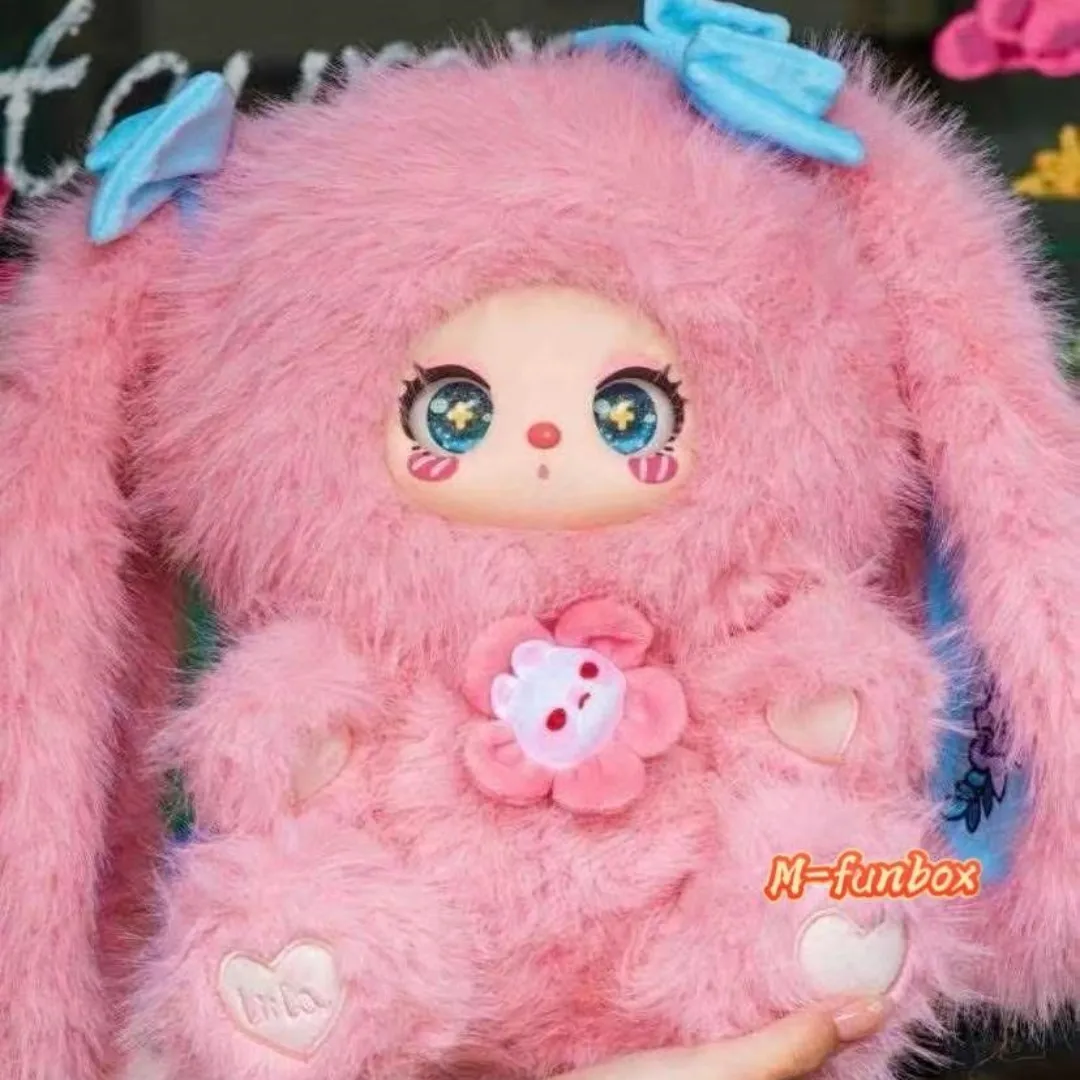 

Оригинальная коллекционная плюшевая кукла Liila 600% V2 Tea Time With My Girl Series Mystery Box, ограниченная серия, подарочная слепая коробка, коллекторы