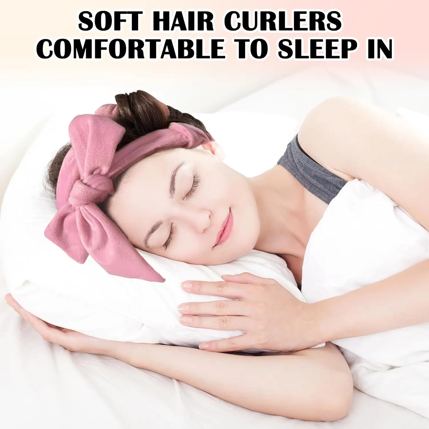 No Heat Curling Headband Hair Curlers Curls Headband 70" Miękka lokówka do włosów dla kobiet i dziewcząt Long Wave Curl Hair Rollers 6PCS Set