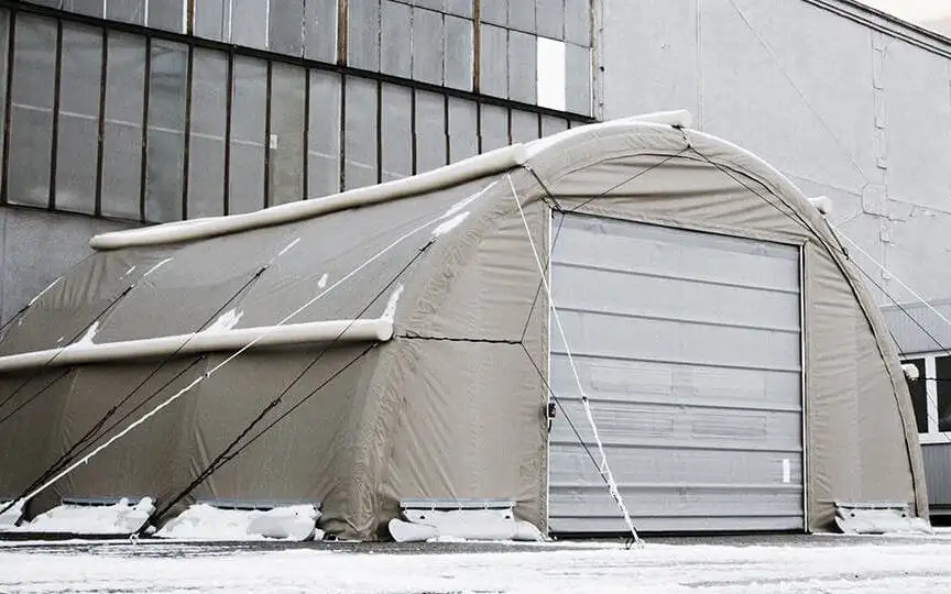 Large Inflatable Tent, Thickened Cotton Emergency Rescue Tent, 0.4mm PVC Floor, Rainproof Medical Relief Quick Open Tent