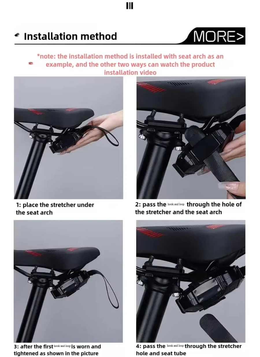 Mountainbike Sport Fahrrad Abschleppseil Fahrradzubehör Eltern Kinder Zugsystem Abschleppgurt Einziehbares Fahrrad Abschleppseil – Detail 7