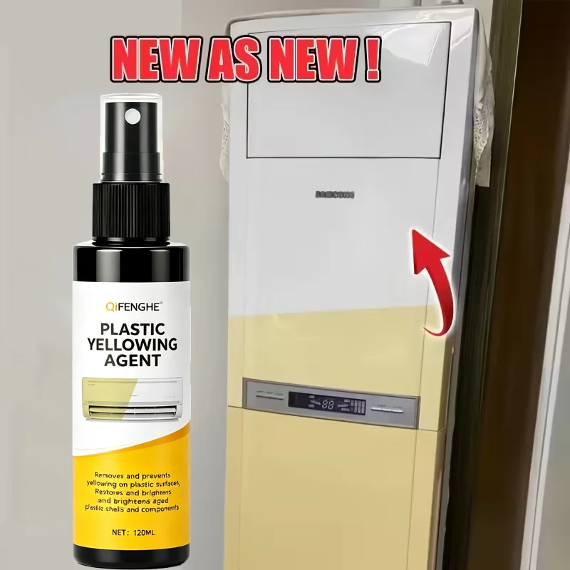 Anti-Yellowing Solution for Plastic, Renew Faded & Yellowed Plastic Shells Components, Multi-purpose Cleaner for Auto Home Appli