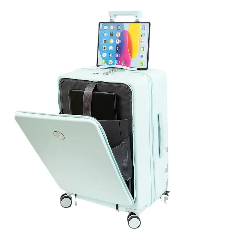 Fingerprint Lock Smart Premium Computer Anti-theft Luxury Smart Business 20 Inch Travel Luggage