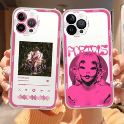 Etui na telefon iPhone 15 13 14 12 11 Pro Max X XR XS Max piosenkarka Melanie Martinez P-portale