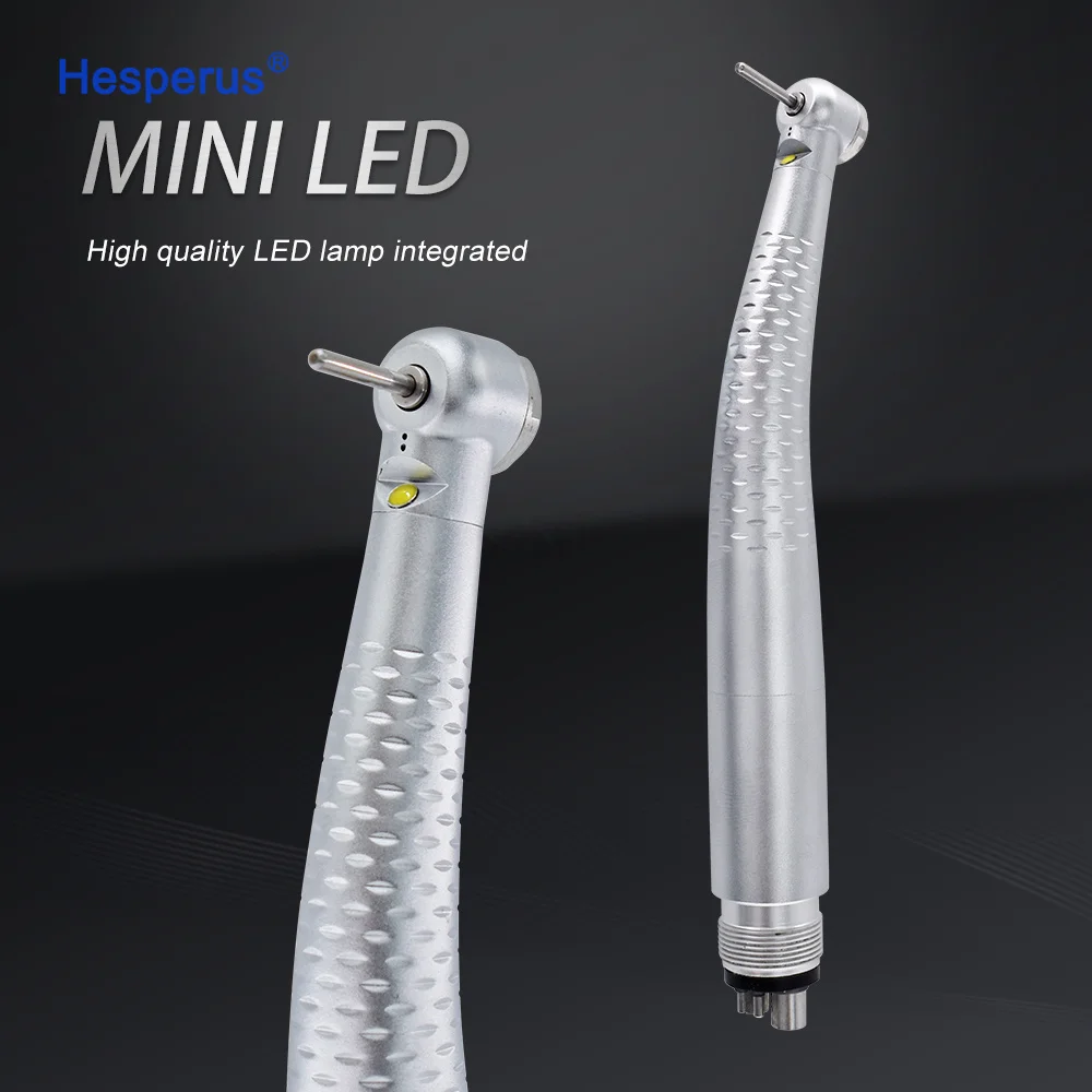 High Quality M4 Single Water Spray Push Button Light Led Mini Head Air Turbine Fast Dent al High Speed Handpiece For Kid