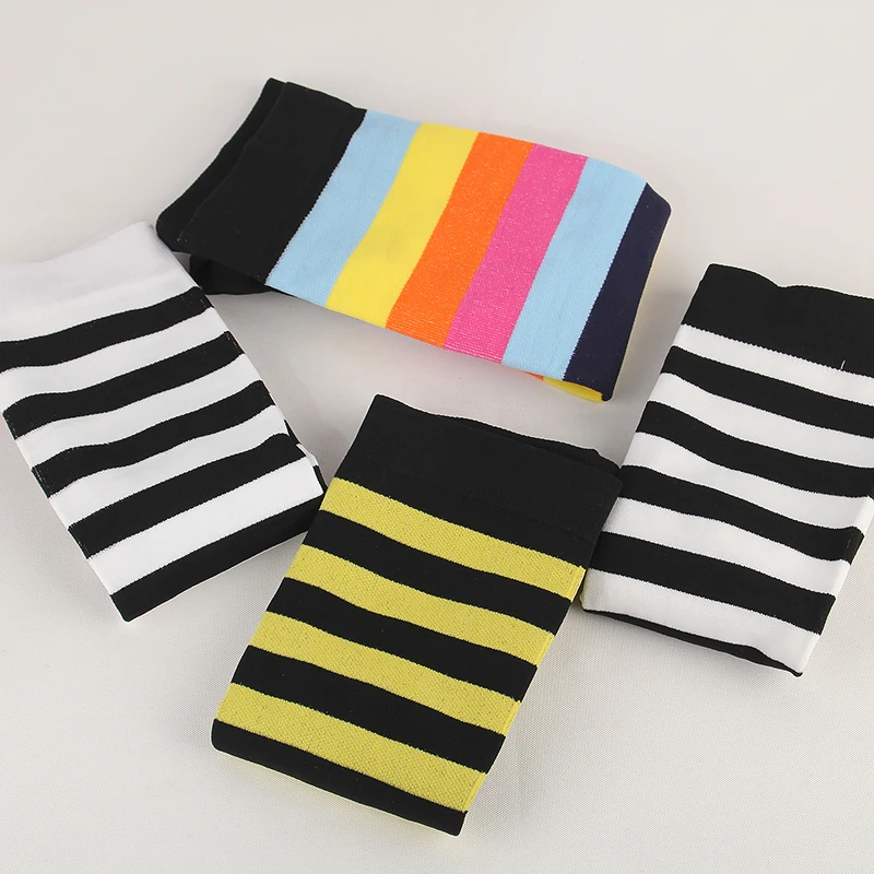 Leg Pressure Running Cycling Multi Color Compress Socks  Nursing Edema Varicose Veins For Travel Flight Over Knee High Stockings