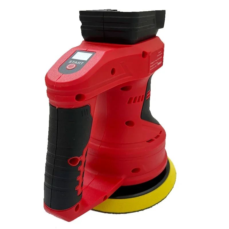 8 Gears Cordless Car Polisher Brushless Electric Polishing Machine Waxing Sanding Sealing Power Tools For Milwaukee 18V Battery