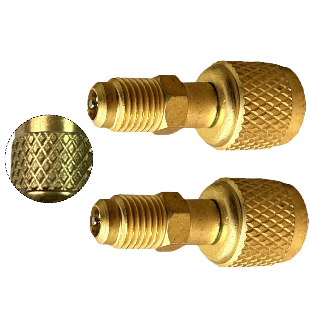 

YAFEX 2 Pcs Brass Heavy Duty HVAC Quick Connect Adapter For R32 R454B 1/4 To 1/4inch 2025 Hot Sale Brand. New And High Quality