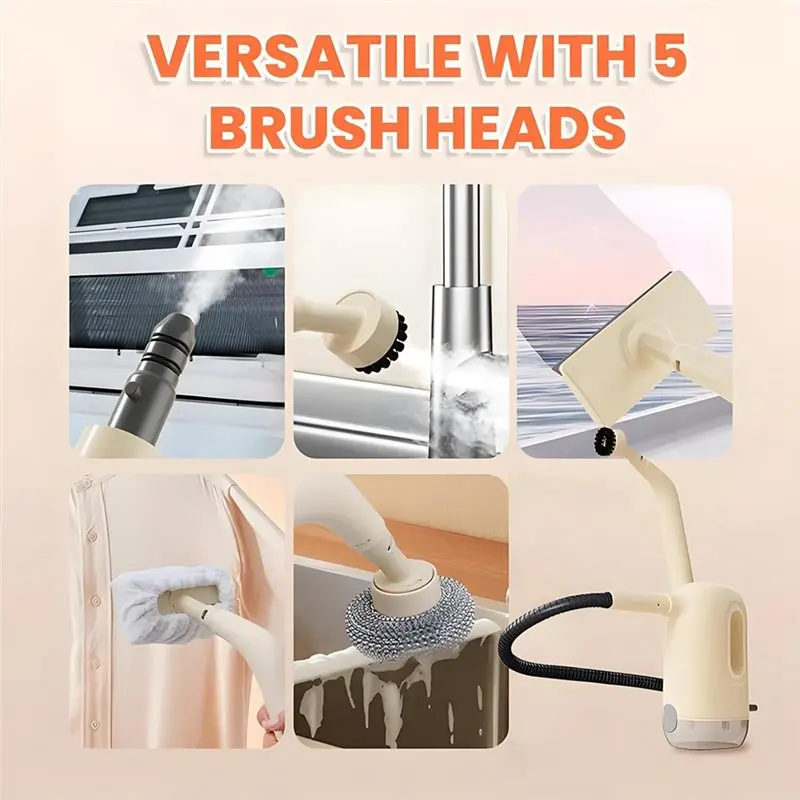 Multi-Purpose 1200W High-Temperature Steam Cleaner Sterilizer For Kitchen Hood For Home Cleaning Device US US Plug