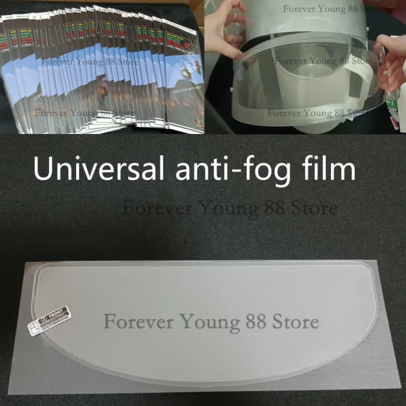 Universal Visor Film Anti Fog Film Motorcycle Helmet for AGV SHOEI HJC KYT MT ARAI BELL SHARK LS2 SCORPION NOLAN Accessories