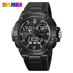 SKMEI 2221 Men's Sports Watch Dual Display Electronic Watch Multi functional Night Light Waterproof Electronic Watch