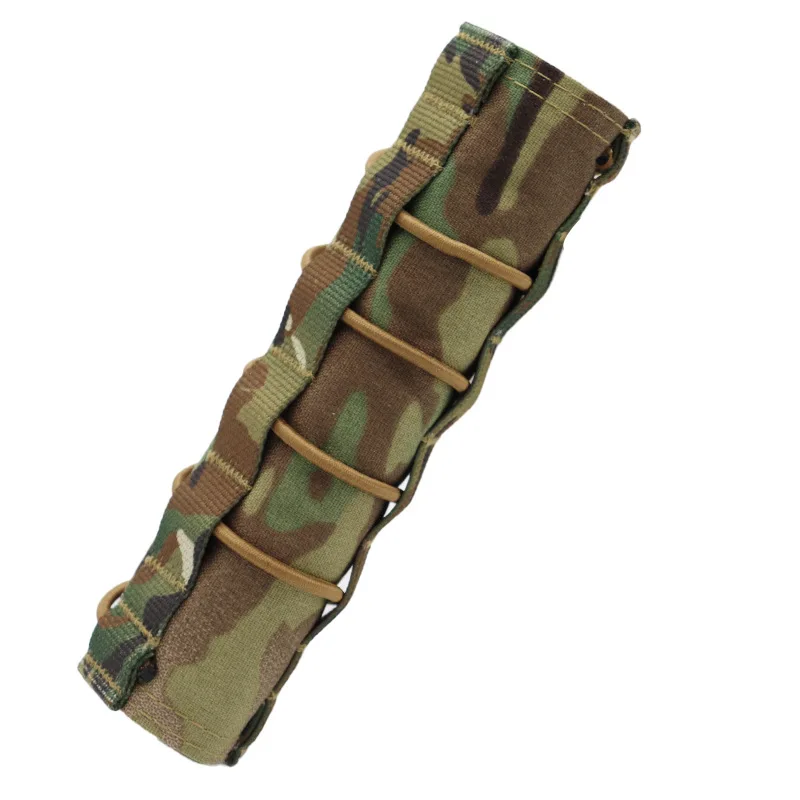 غطاء حماية تكتيكي 18 سم غطاء مموه لمروحة عسكرية غطاء حماية للرماية في الهواء الطلق