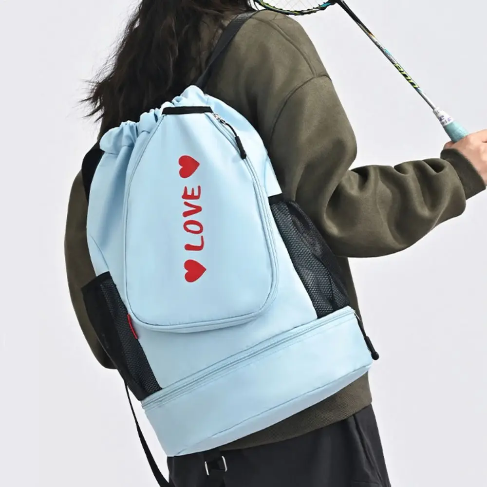 

Multifunctional Badminton Racket Backpack Large Capacity Holds 2 Rackets Pickleball Racket Bag Waterproof with Shoes Pocket
