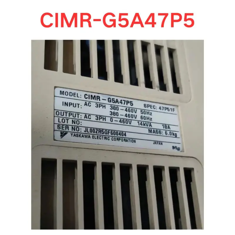 Used OEM disassembled parts CIMR-G5A47P5 inverter Functional test OK