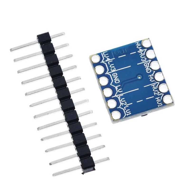 10pcs 4 canais IIC Módulo Conversor de Nível Lógico Bi-Direcional I2C 5V a 3.3V