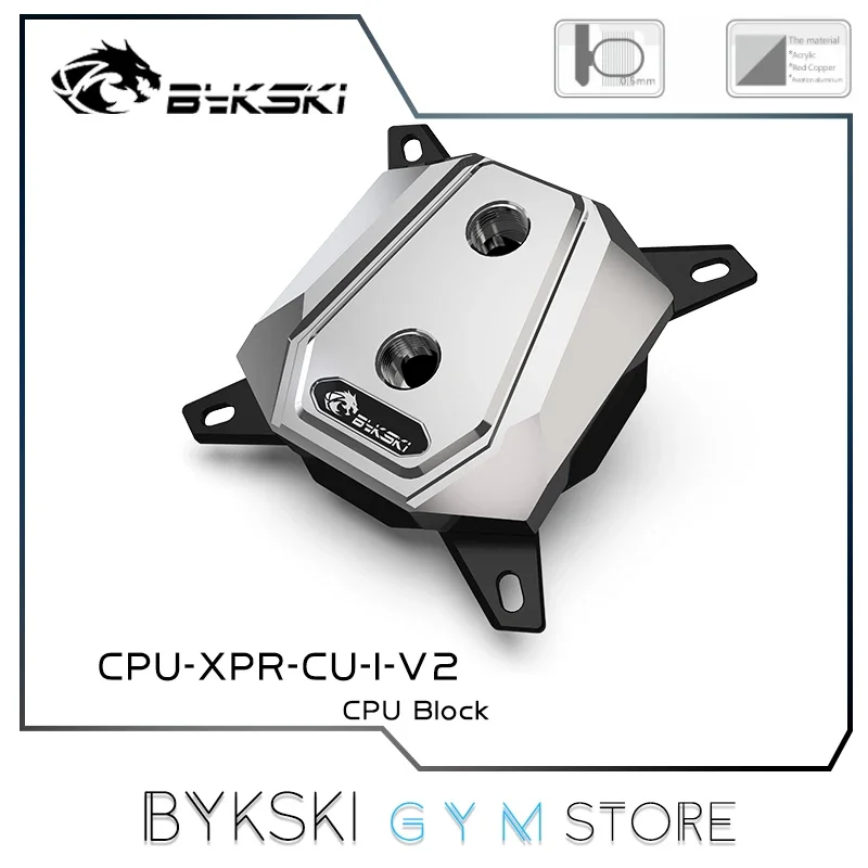 

Bykski CPU LGA 1700 Water Block For Intel L LGA 1200 115X 20XX Platform Liquid Cooler All Metal CPU-XPR-CU-I-V2