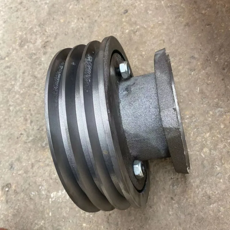 Thickened Heavy Duty Diesel Engine Automatic Clutch Air Pump Wheel OD 200/220/240 Air Compressor Spare Parts