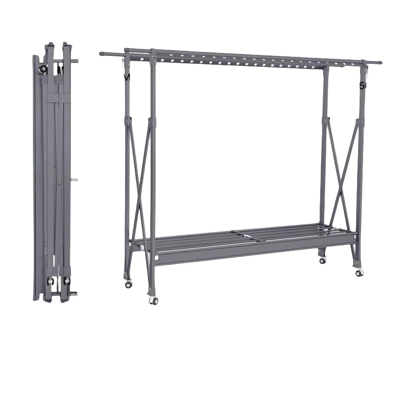 

Clothes drying rack, floor-to-ceiling, foldable, indoor household use, simple drying rack