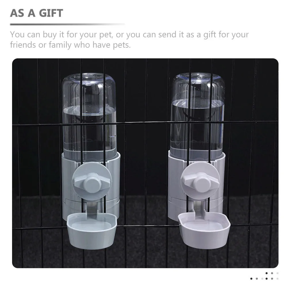 

Large Capacity Automatic Pet Water Dispenser Hanging Style Puppy Cat Dog Cage Water Feeder Durable Plastic Pet Waterer