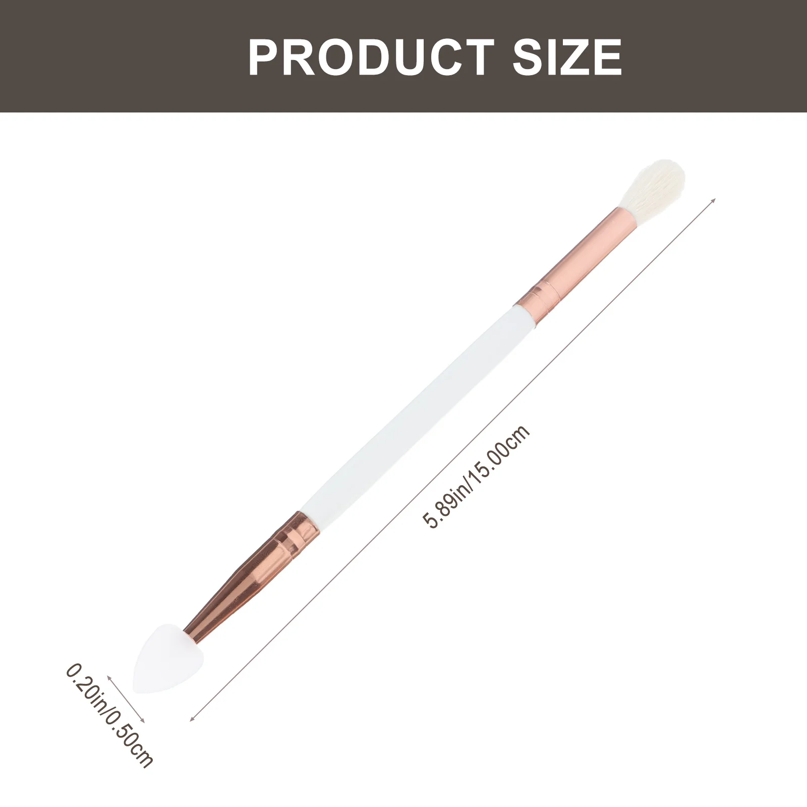 3 個のハート型アイシャドウブラシマルチセクションデザイン便利なアイシャドウアプリケーター家庭用アイシャドウブラシ