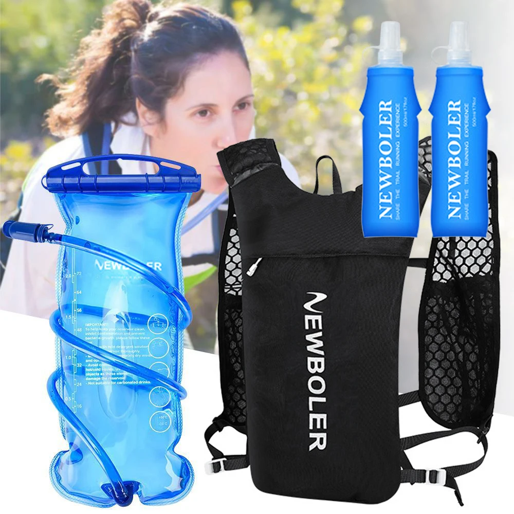 Breathable Mesh​​ Hydration Vest​​ ​​Ultra-Lightweight​​ ​​Adjustable Straps​​ Hiking Vest Reflective Design ​​Water-Resistant​​