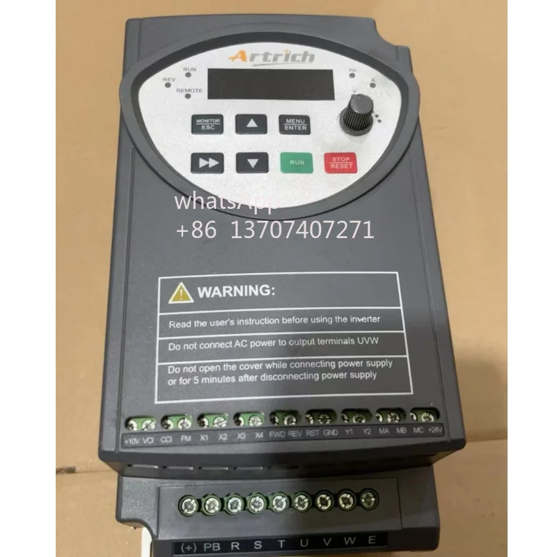 

Second hand frequency converter AR100L-0008 0.75KW/380V tested OK and shipped quicklyse
