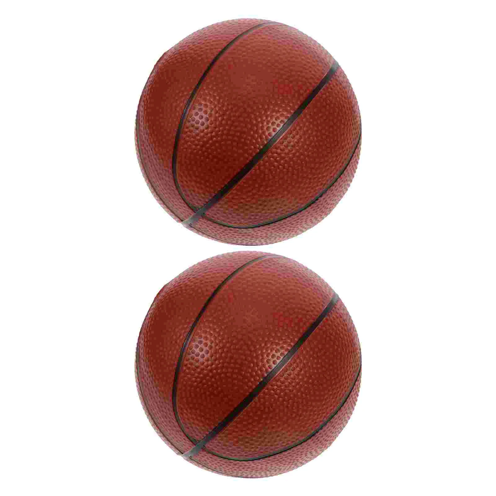 2 Pcs Inflatable Ball Toys for Toddlers Children Basketball Kids Small Playing Basketballs Pvc Interactive