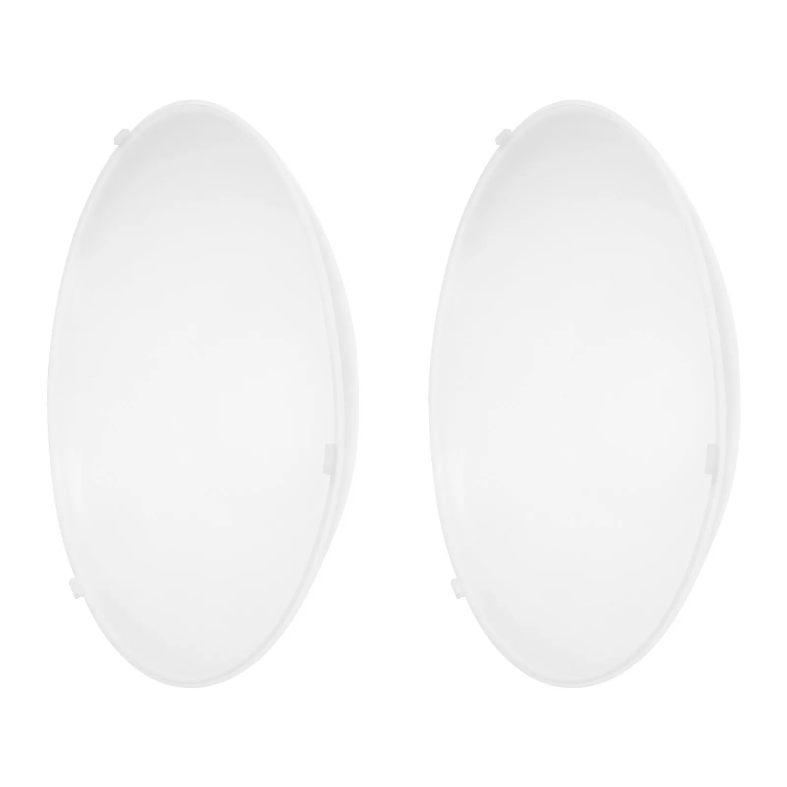 

2pcs Fire Retardant Lamp Shades White Plastic Ceiling Light Cover For Bedroom Living Room Dust Proof Decorative