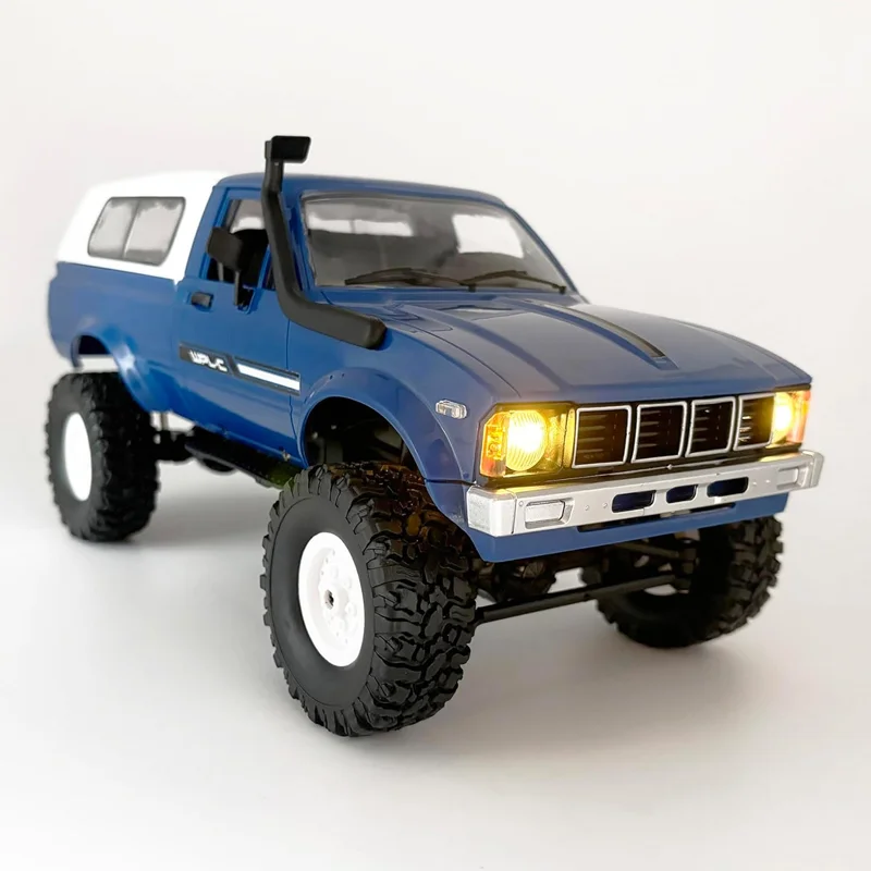 2.4G Full Scale RC Car 1:16 4WD RC Rock Crawler WPL C24 Remote Control Off-Road Pickup Car Toys Gifts for Kid Adult Outdoor Play