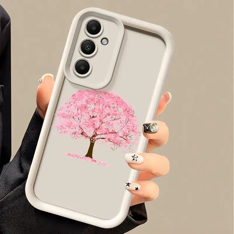 Phone case for Samsung Galaxy A55 A52 A33 cases A24 A15 A12 A23 A22 5G A54 A52s A53 A14 funda Cover Fashion Cute Daisy Flowers