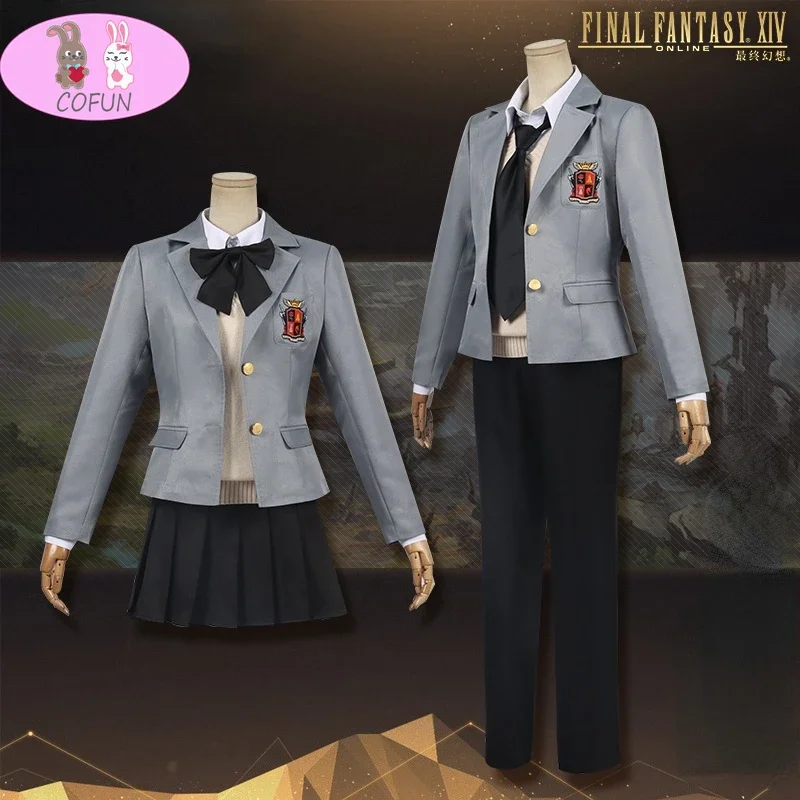 anime cosplay Final Fantasy FF14 Ishgard unifrom costume Cosplay costumes women men JK school uniform suit game daily wear