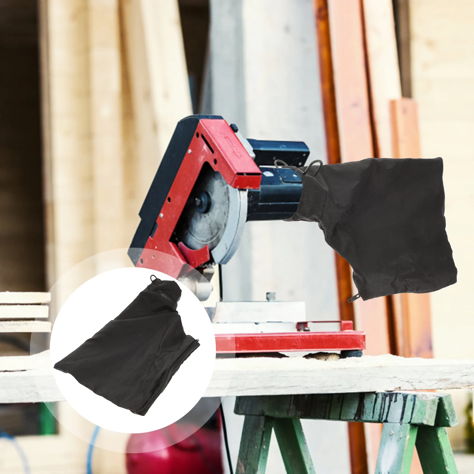 

Cutting Machine Dust Bag Zippers Large Capacity Bags Sawing Cleaner Electric Collection Iron for