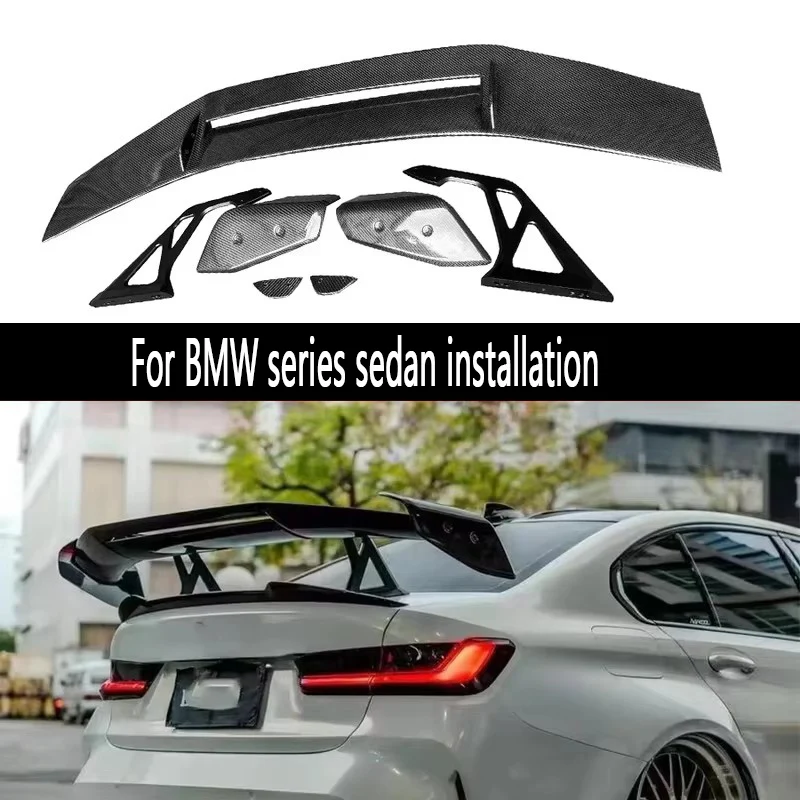 

Для BMW 4 серии F32 F36 G22 G26: карбоновые задние спойлеры-плавники, направляющие крылья, заднее антикрыло, дефлектор багажника, элементы обвеса кузова