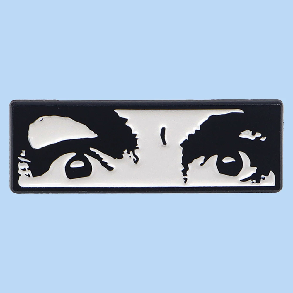 Angry Gaze Enamel Lapel Pin Badge Pins Hats Clothes Backpacks Decoration Jewelry Accessories Gift