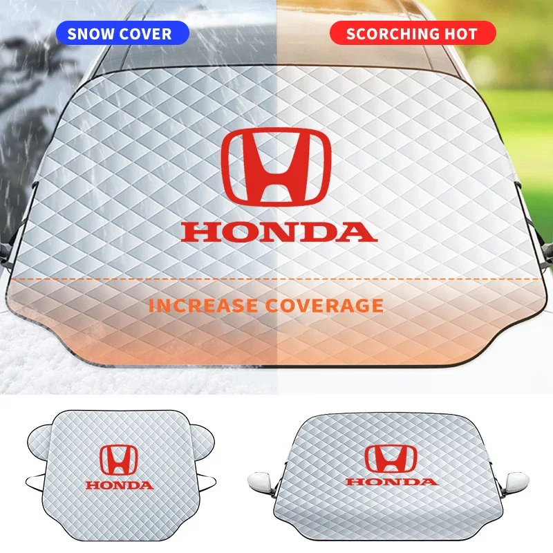 Front Screen Cover Auto Sun Cover Car Windshield Shade For Honda Civic Fit Jazz Accord CRV HRV City Odyssey Passport Brio Vezel